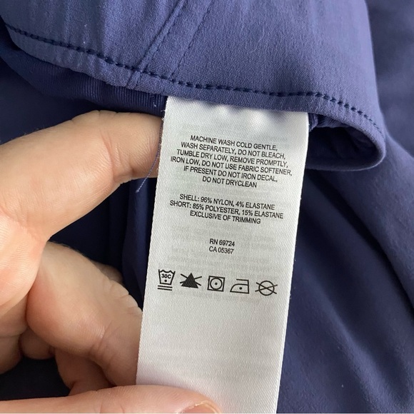 Columbia AK1074 Active Fit Omni-shield Skort Large Navy Blue - Picture 6 of 8